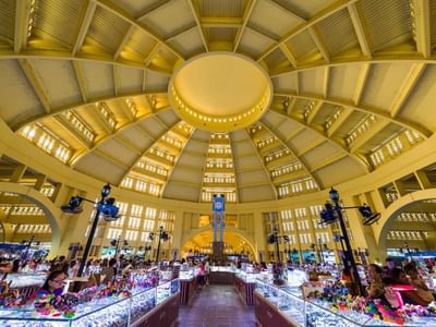 People in the Central Market near Sunway Hotel Phnom Penh