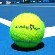 Tennis ball of Australian open 2022 near Brady Hotels