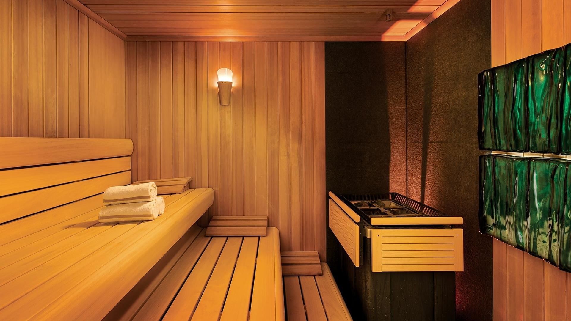 Steaming room in Amon Spa at Titanic Mardan Palace