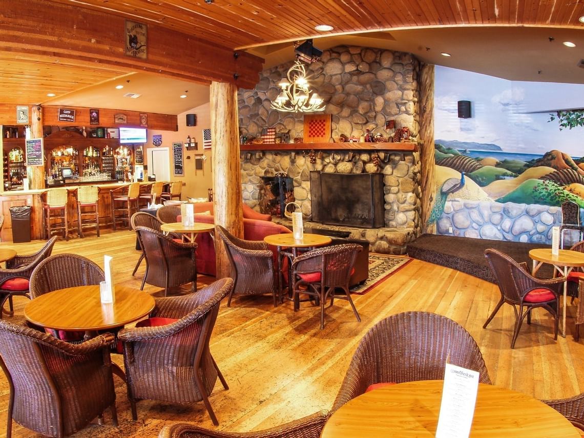 Fireside Lounge Cambria Pines Lodge