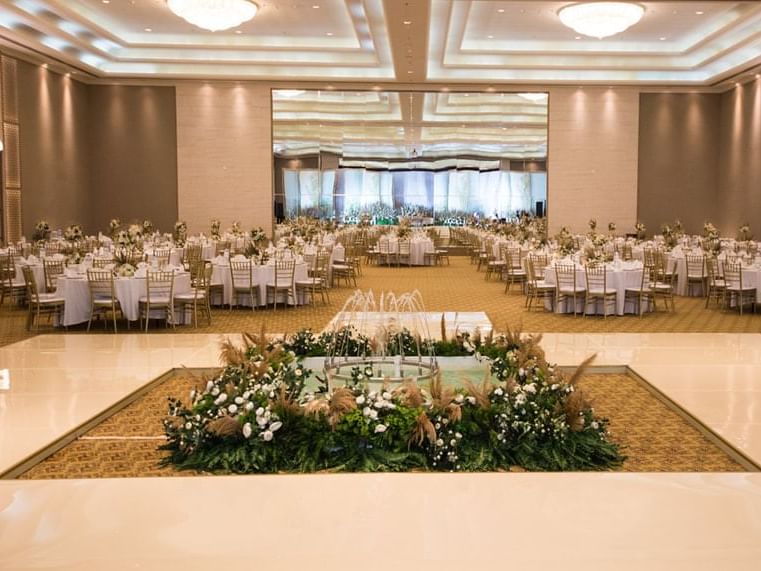 Interior view of Al Zawraa ballroom at Ajman Hotel