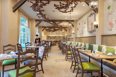 Interior of restaurant of U KHAO YAI at U Hotels & Resorts