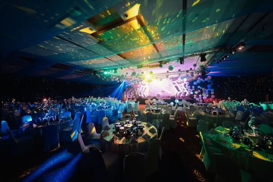 Interior of a meeting room during an event at Paradox Hotels