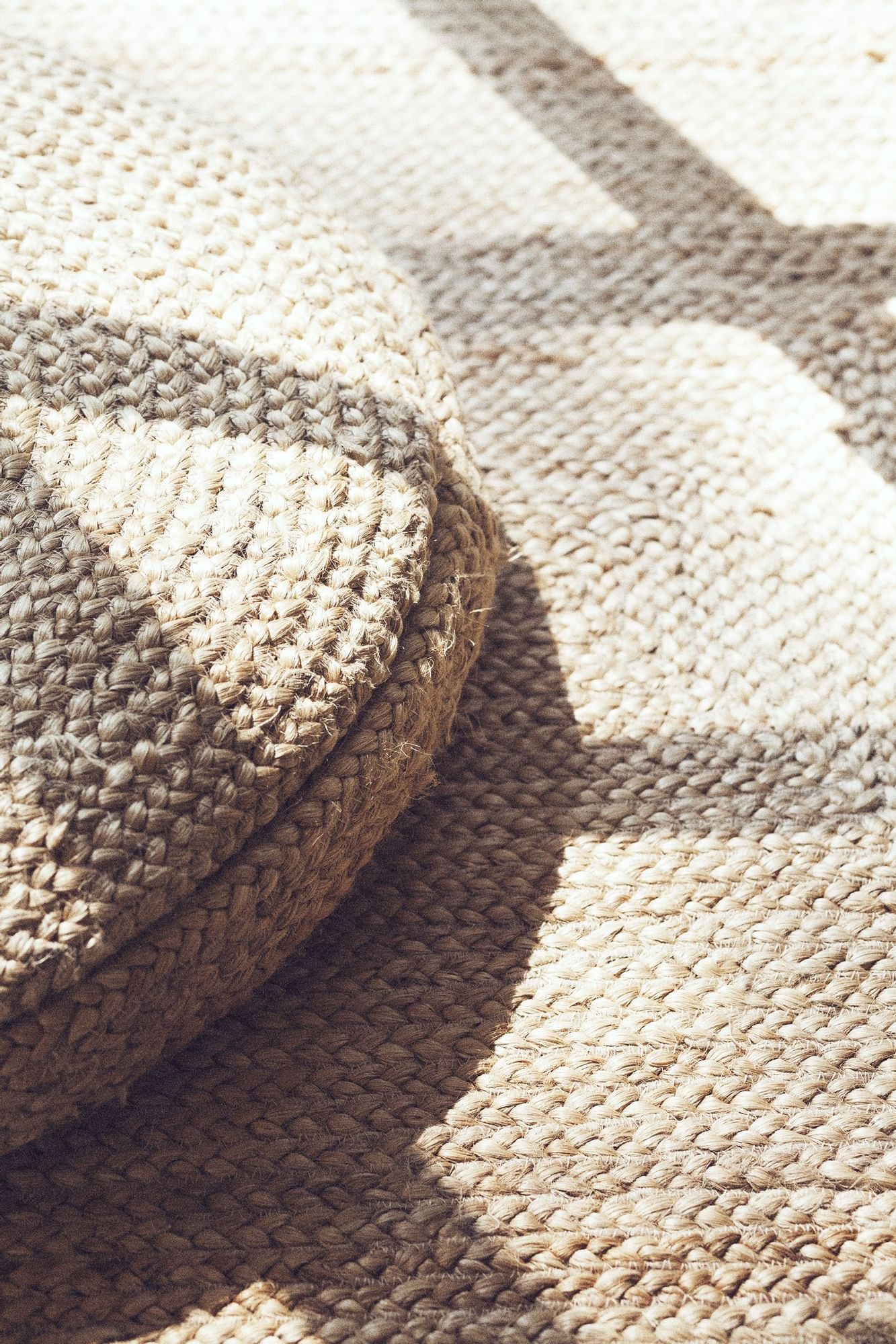 A closeup of Reed mats on the floor at Marbella Club