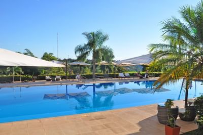 piscina rodeada de naturaleza en panoramic grand