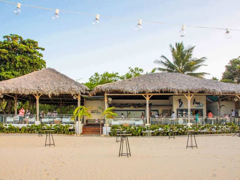 Outdoor area in Jack's Kite and Grill at Blue JackTar Hotel