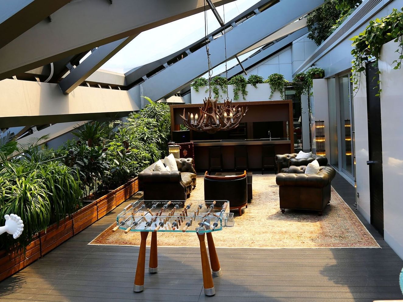 Lounge area of Presidential Suite at Hotel Eclat Beijing