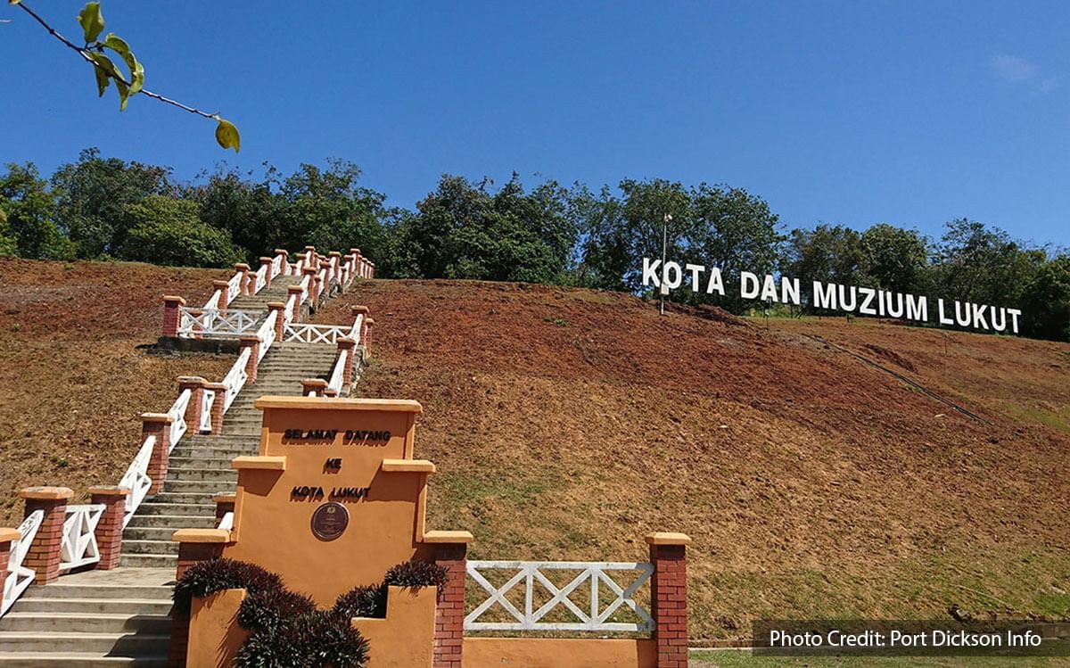 exterior view of lukut fort and museum port dickson