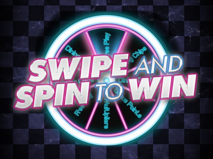 Swipe and Spin to Win Promotional Logo