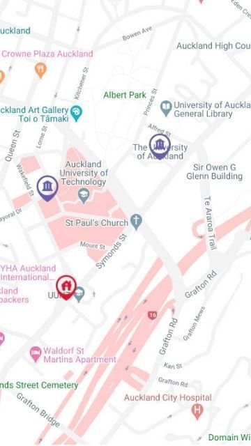 55 Symonds Street Map