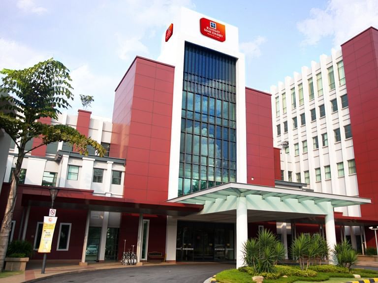 A view of Sime Darby Medical Centre Ara Damansara at The Saujana Hotel Kuala Lumpur 
