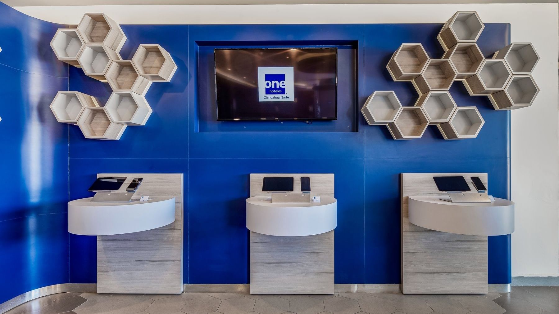 Three Digital Checking Counters at One Chihuaha Norte