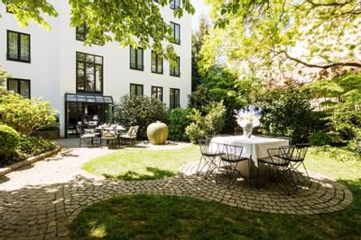 Garden at Hotel München Palace