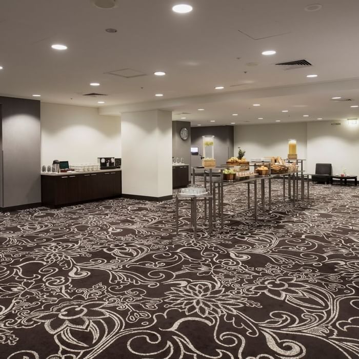 Refreshments served in Function Foyer at Novotel Melbourne