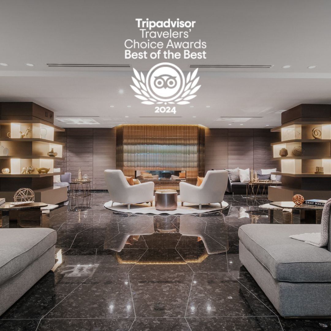 Paradox Hotel Vancouver won the TripAdvisor Travelers' Choice Awards Best of the Best in 2024.