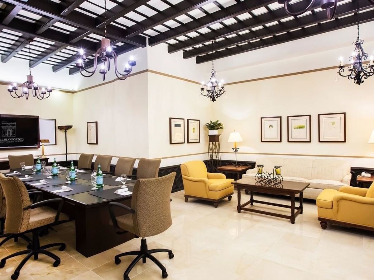 Interior of Versatile Meeting Room at Hotel El Convento