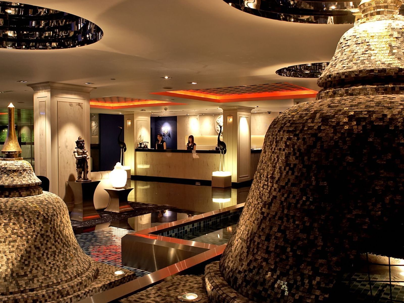 Two receptionist in concierge facility at Dream Bangkok