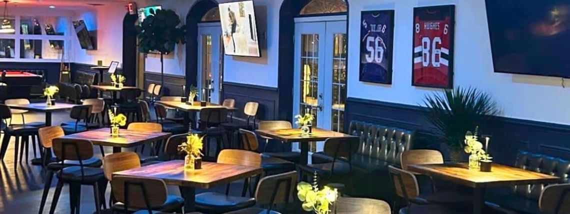 dining inside shoreline social club