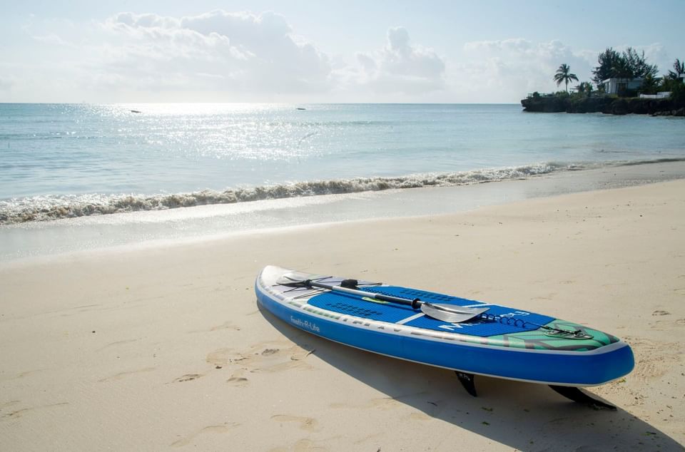 Paddle Board on the beach near SafiraBlu Luxury Resort & Villas