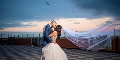 Outdoor Rooftop Weddings at the Berkeley Hotel