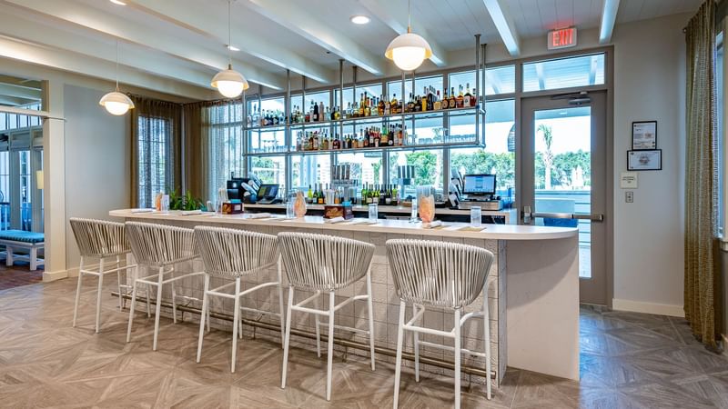 Indoor Bar Area at Gather Kitchen + Bar