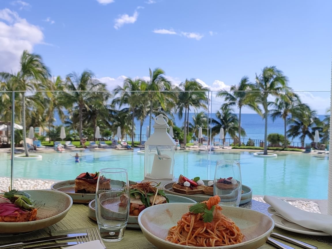 Closeup of dish served at Vistas in Haven Riviera Cancun