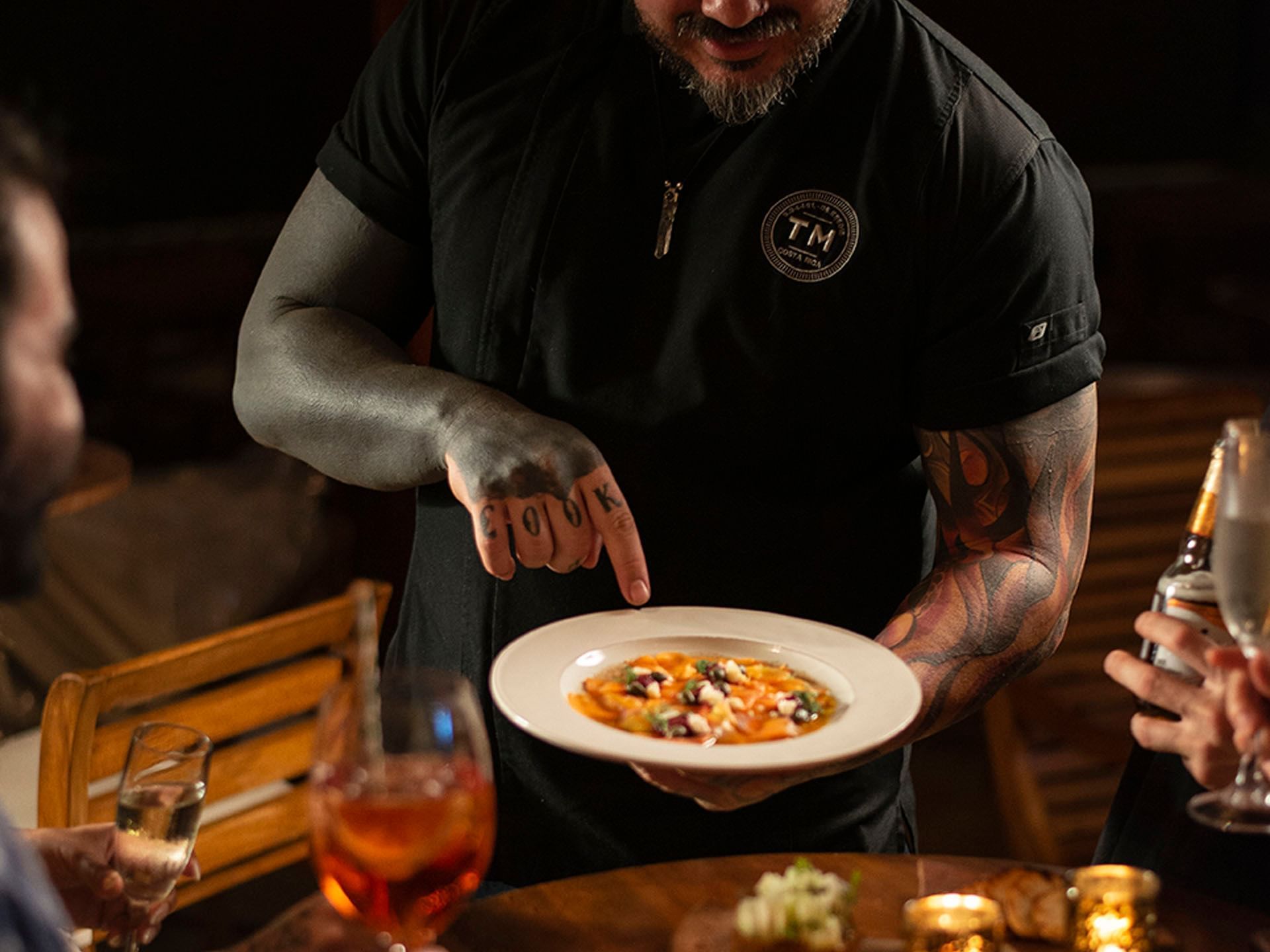 Chef at Tierra Magnífica Hotel in Guanacaste, Costa Rica