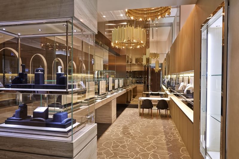 Luxury shopping in Van Bercken at Crown Towers Melbourne