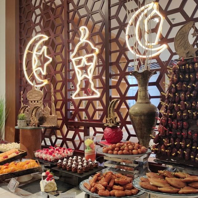 Ramadan Iftar sweets at Two Seasons Hotel Dubai