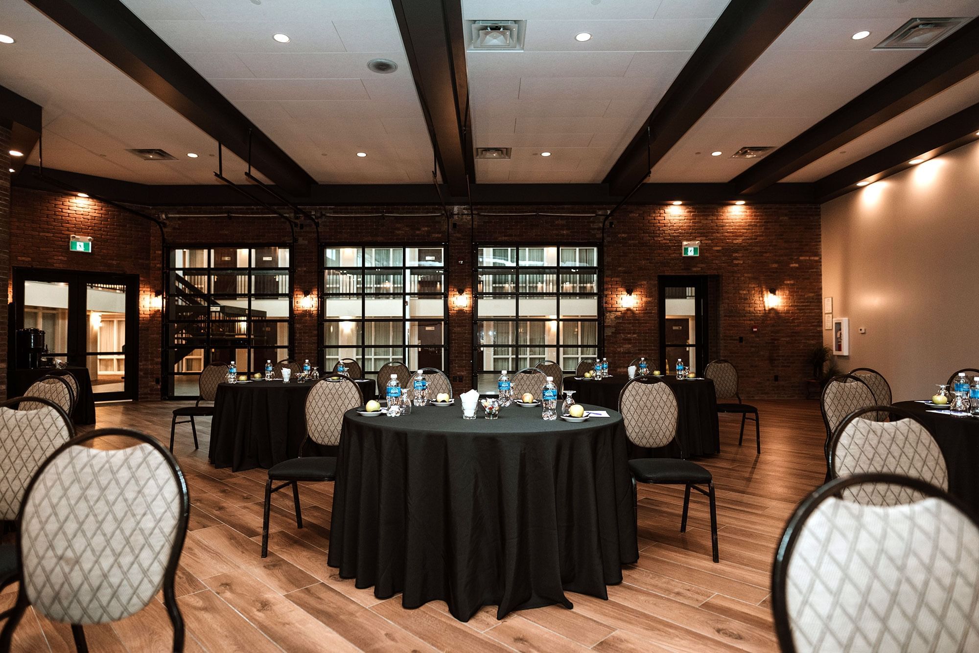Meeting space set up - the Beaumont Room