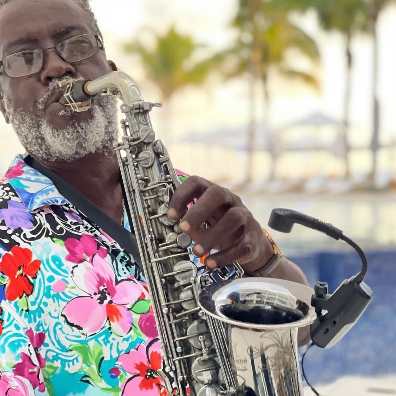St. Maarten saxophonist Connis Vanterpool