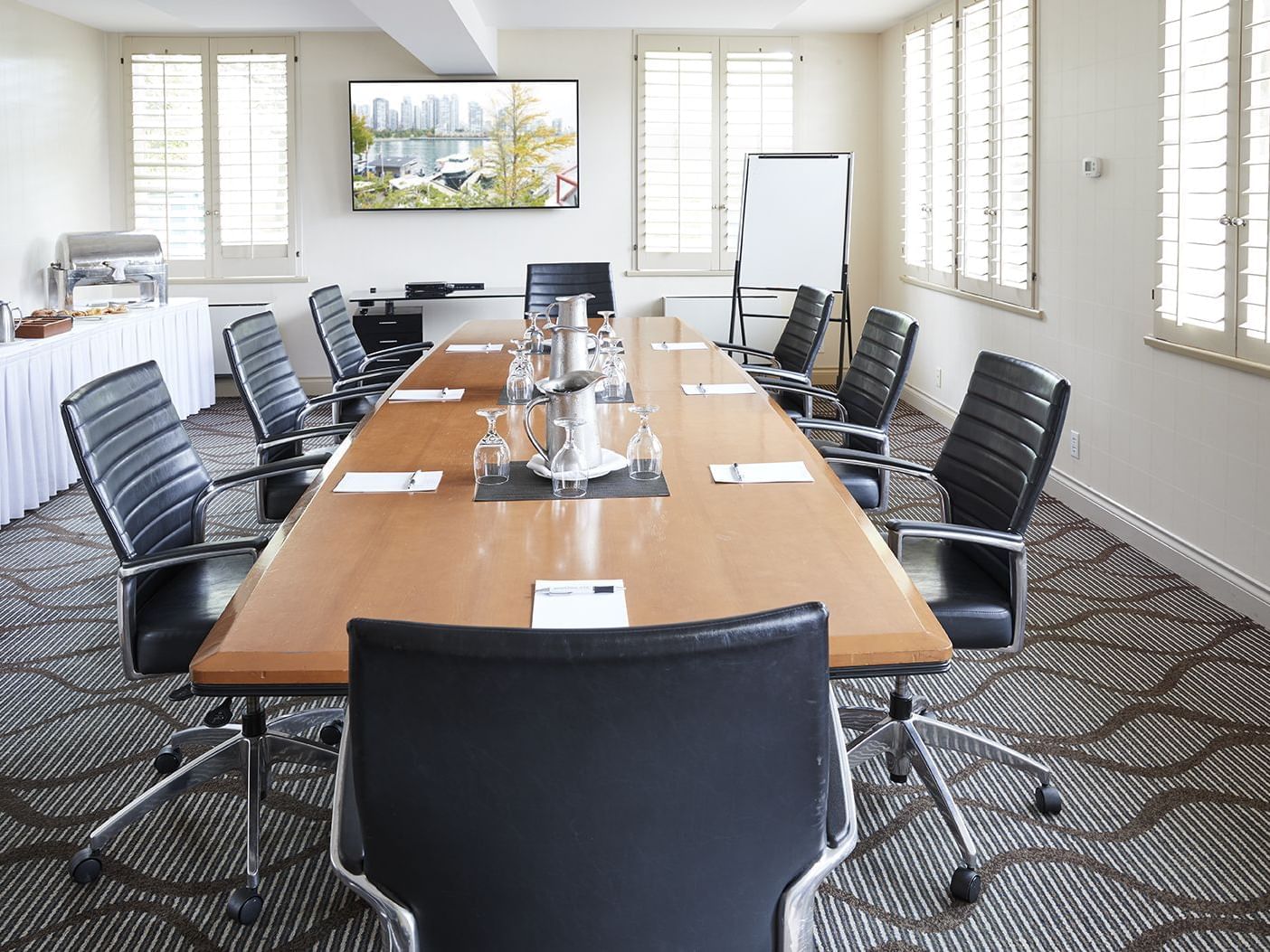 Meeting room at Executive Boardroom in Granville Island Hotel