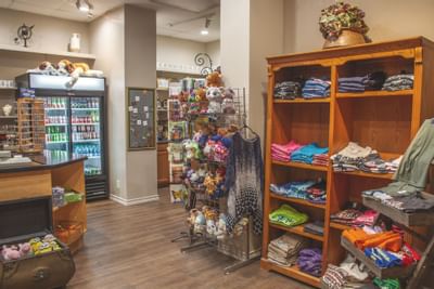 Interior of the clothing store at MCM Elegante Beaumont