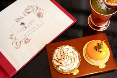 Cream Pie & Caribbean Entremet served at Hanoi Daewoo Hotel