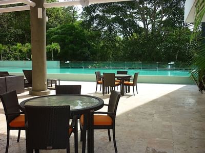 Piscina infinita.