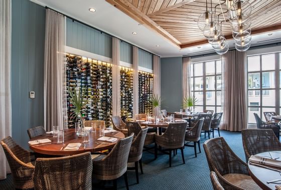 Private dining area