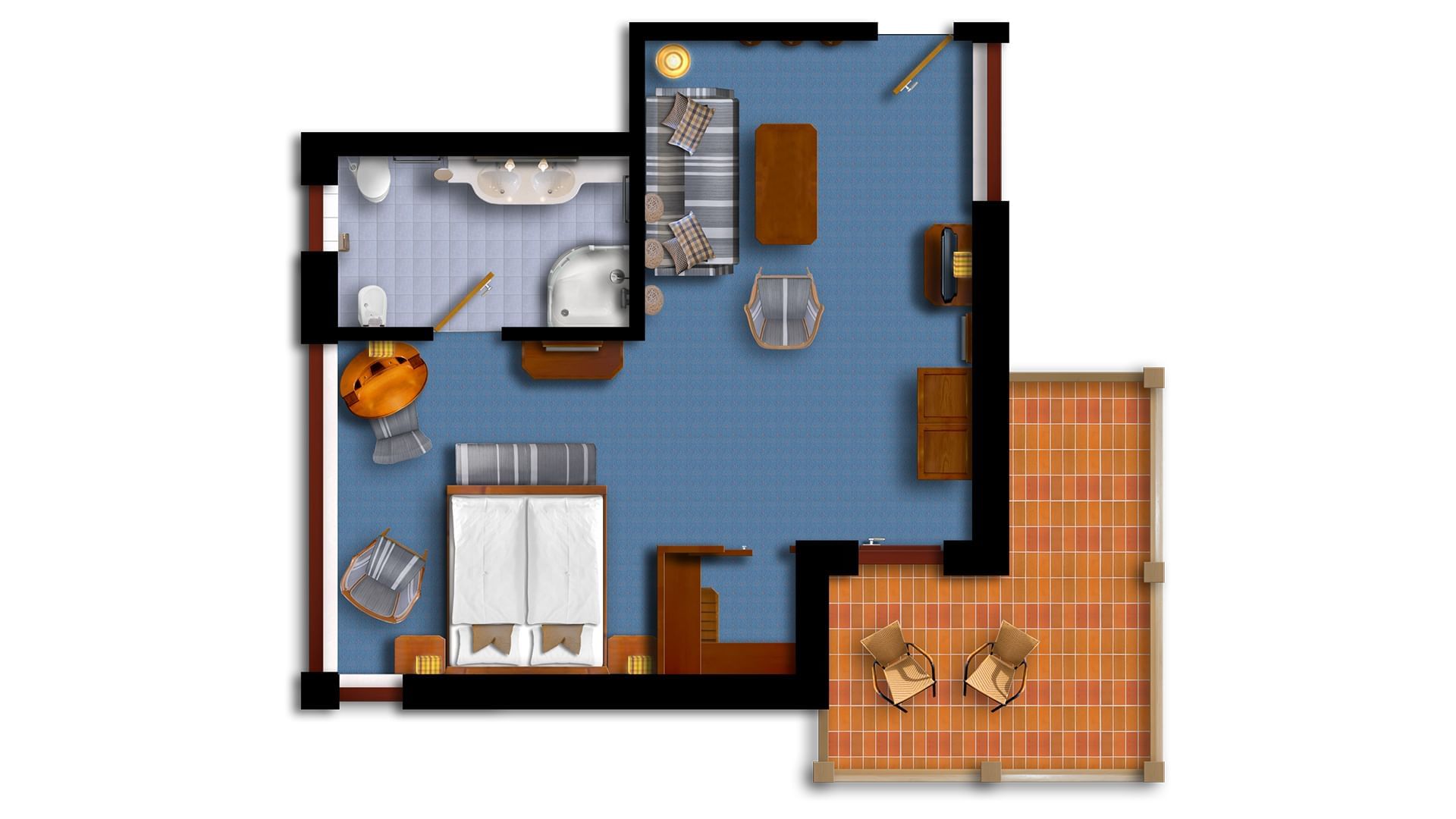 Family Suite floor Plan at Falkensteiner Hotel Sonnenparadies