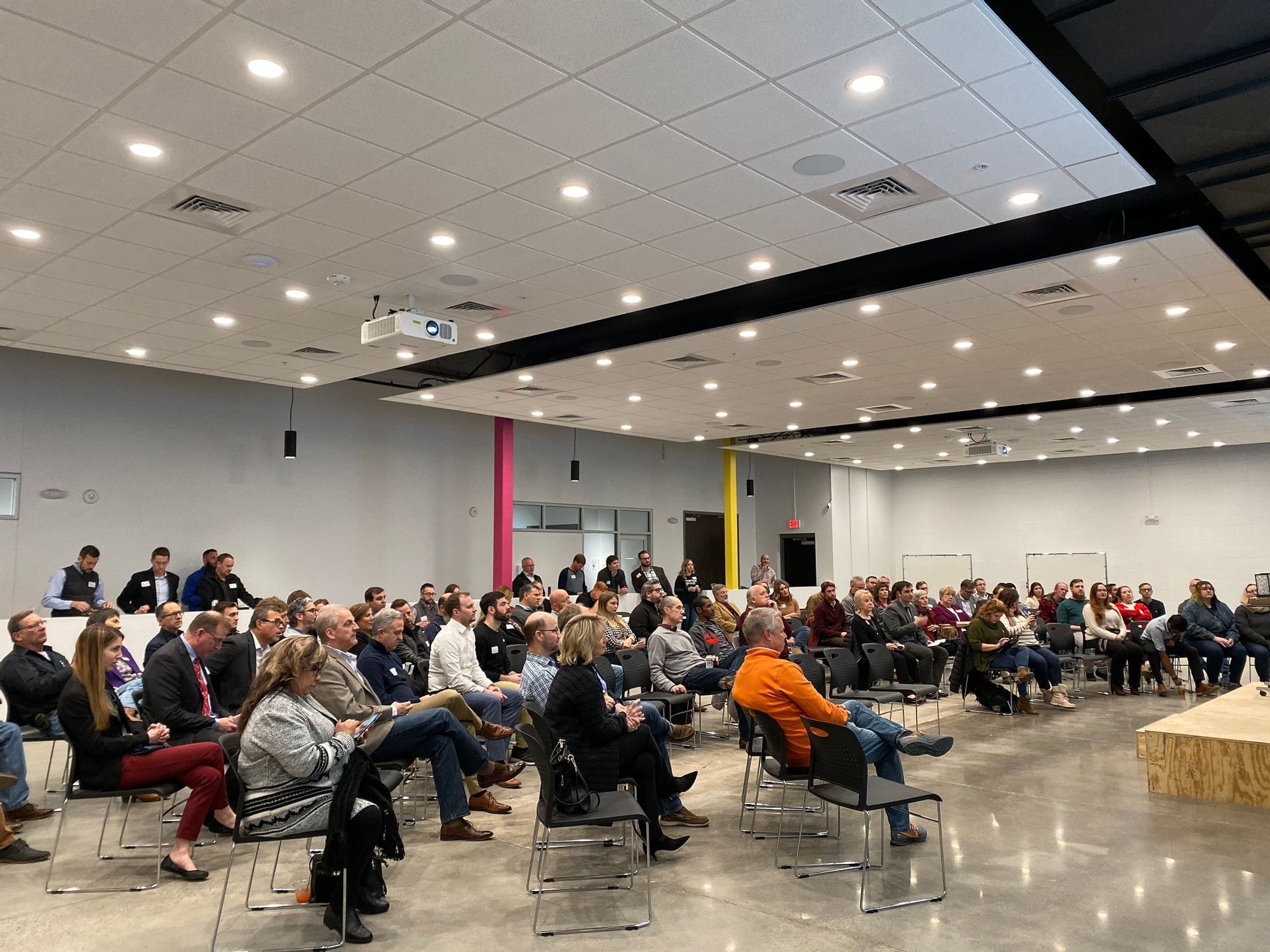 Large event space at Groover labs near Hotel at Old Town