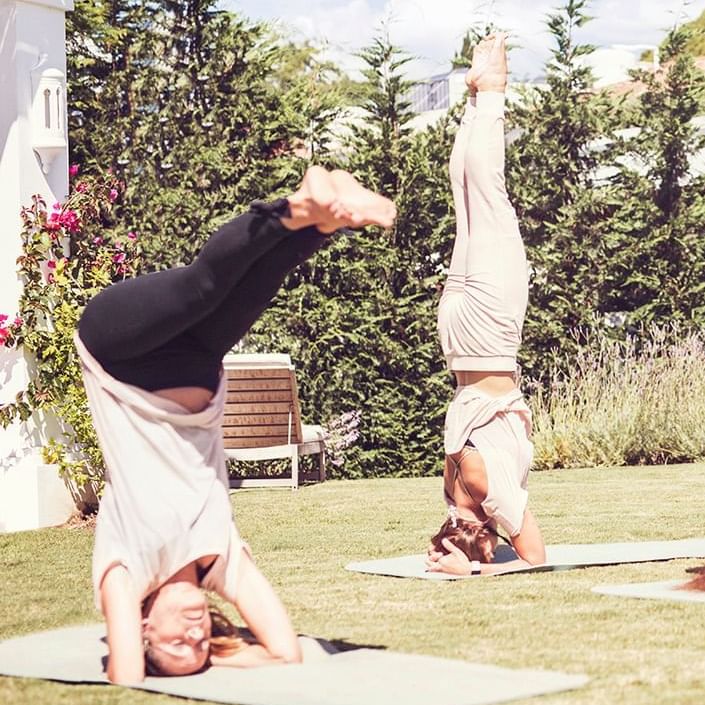 Yoga inverted postures
