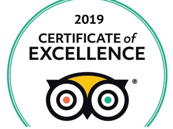 Certificate of Excellence by TripAdvisor at Chatrium Residence