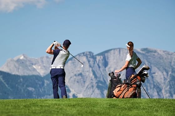 Golf in the Ennstal near Schloss Hotel Pichlarn