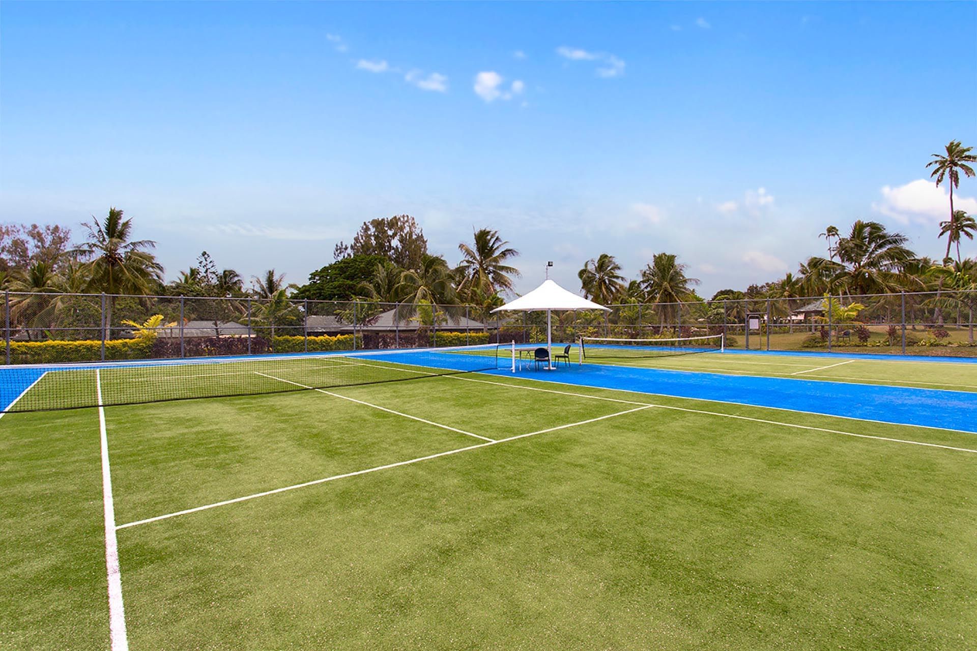 Outdoor tennis court at Warwick Le Lagon Vanuatu