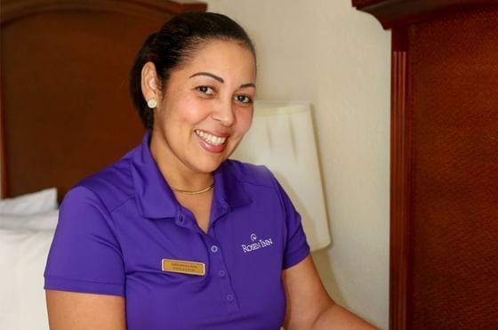 Portrait of Judith Jimenez Reyes, Housekeeping Director in Rosen Inn at Pointe Orlando