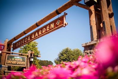 Entrance to Oregon Garden