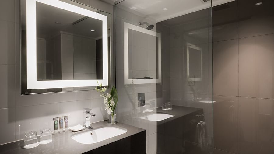 Interior of a Bathroom at Novotel Melbourne on Collins