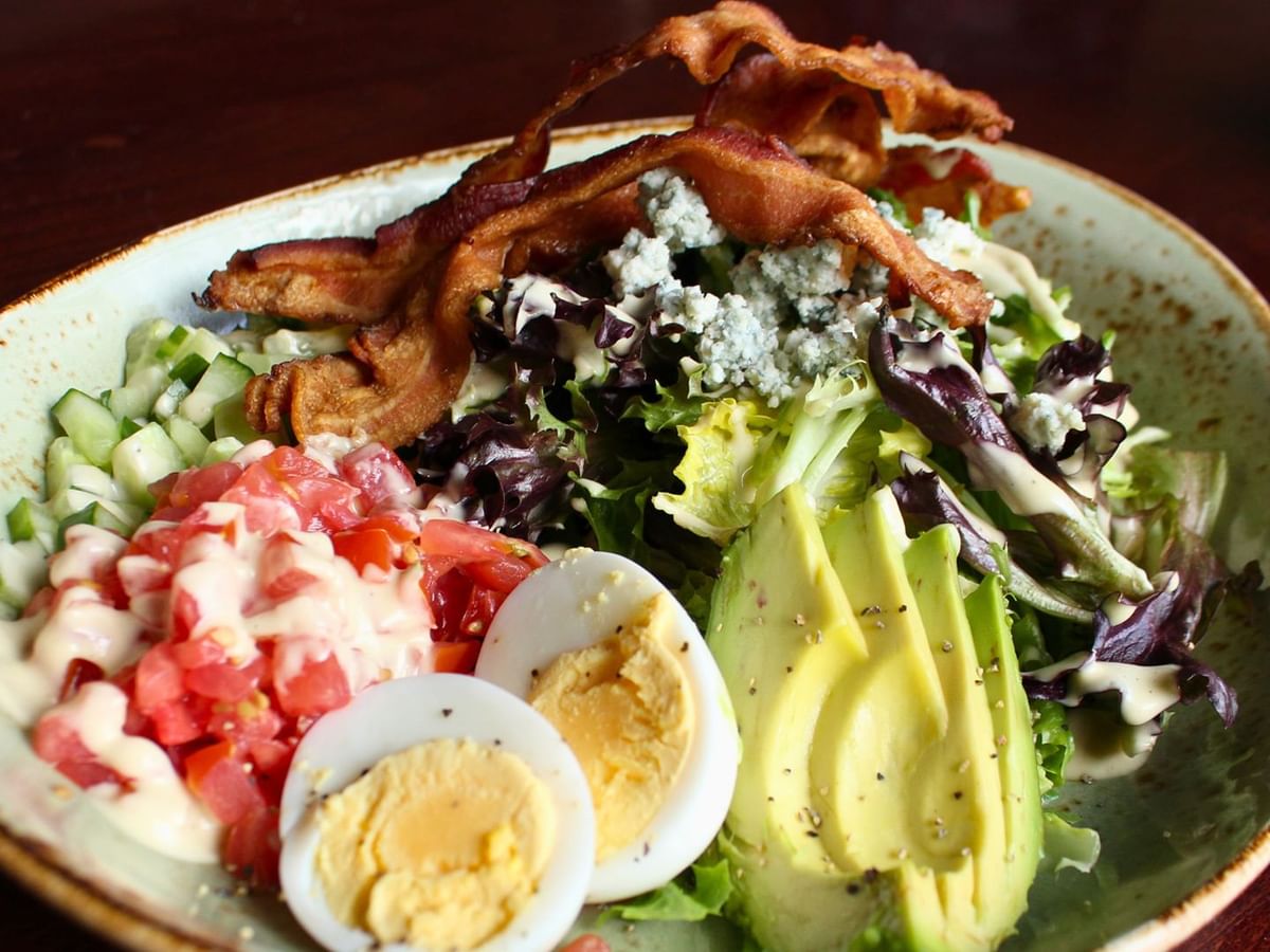 A bowl of salad