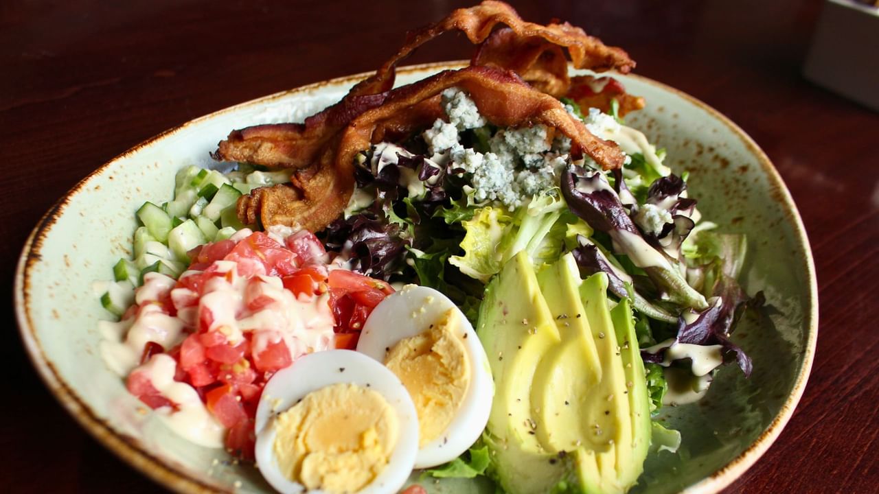 A bowl of salad