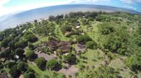 Waimea Plantation Cottages grounds from the air