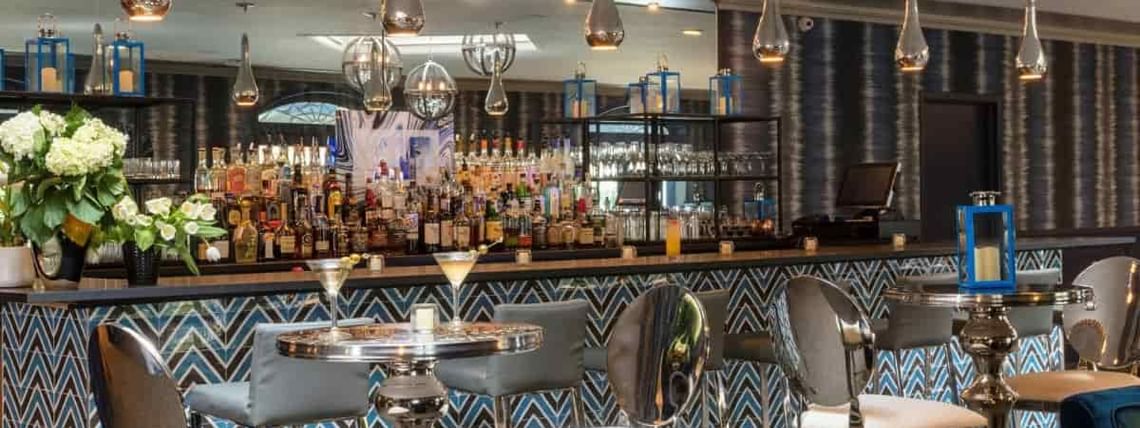 interior of berkeley hotel's lobby bar