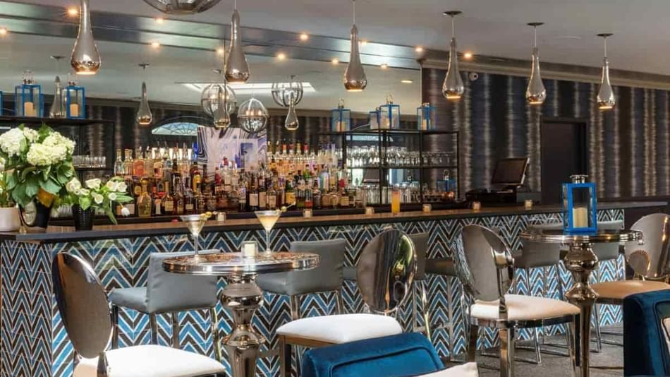 interior of berkeley hotel's lobby bar